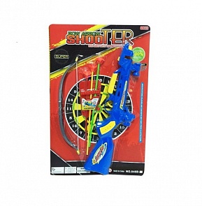 Лук со стрелами-присосками, арбалет и мишень (Junfa Toys, 545B-2)